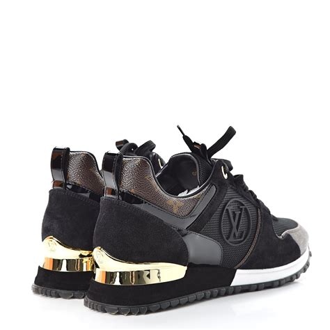 louis vuitton black gold sneakers